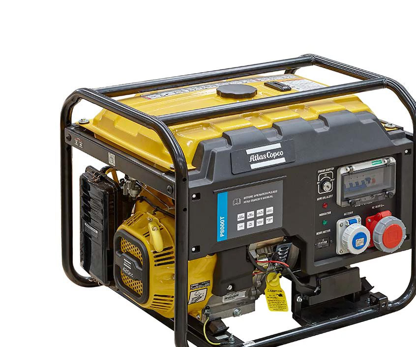 P8000W Mobile Gas Generator - 2p 60Hz AVR GFCI